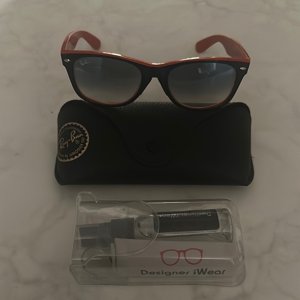 Ray-Ban Red and Black Sunglasses